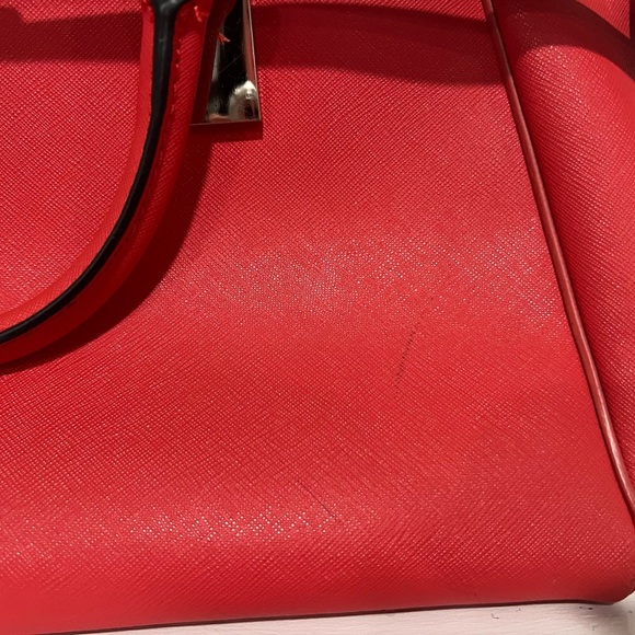 Calvin Klein Satchel/Top Handle Bag Red Bag - Picture 4 of 8